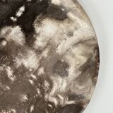 Dish in petrified wood