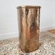 Italian brass hammered umbrella stand 1970-80