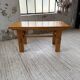 Farmhouse table, mountain furniture from the 50s