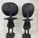 Duo de statuettes de fertilité du Ghana Ashanti