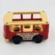 Set of 4 Fisher-Price wooden toys from the 1960s