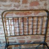 Lit ancien en laiton 204x125