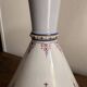 Porcelain Lamp Faience White Curtains Burgundy Renaissance Napoleon III