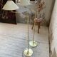 Pair of SCE floor lamps articulated brass 70s