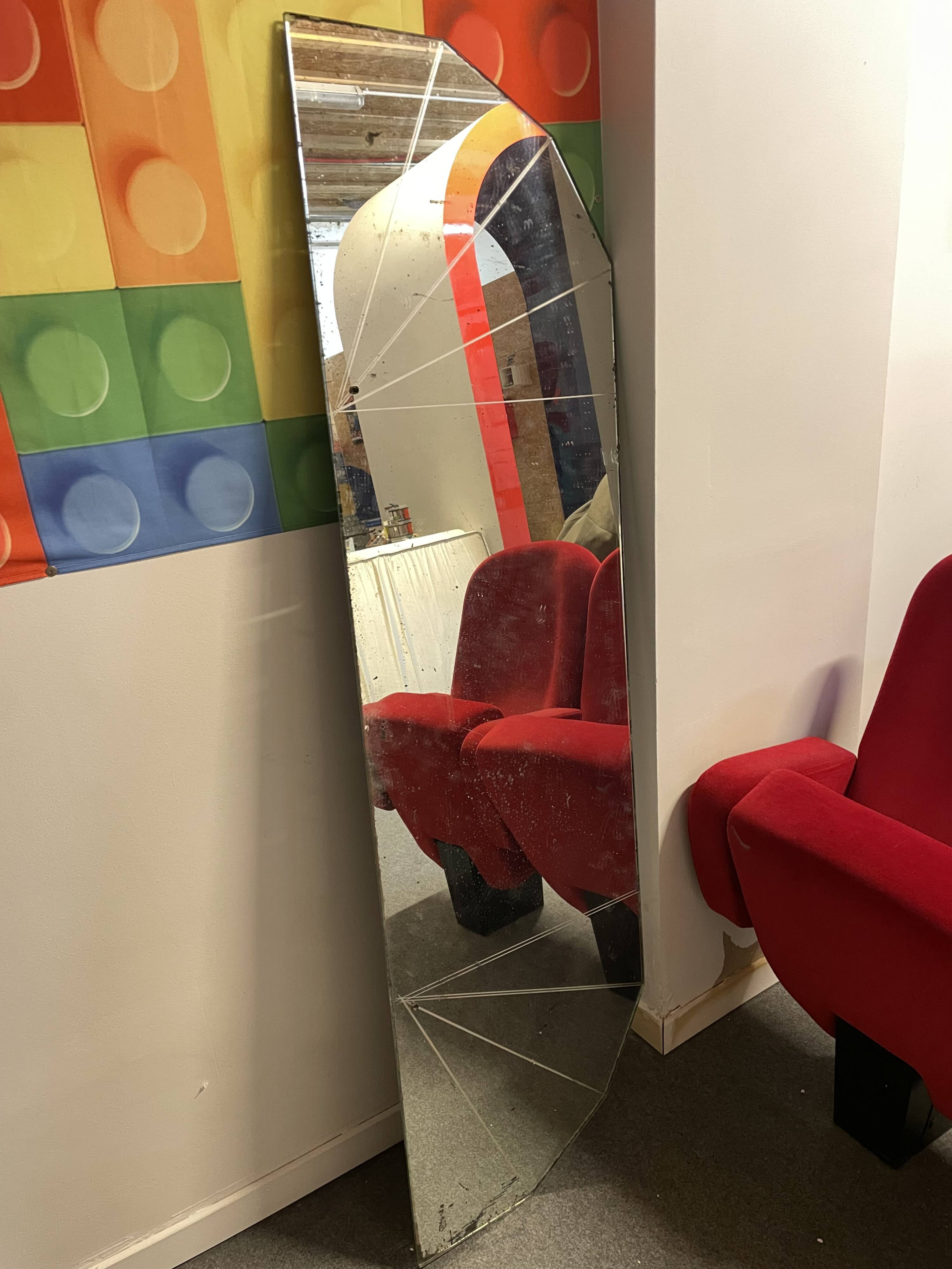 Vintage art deco mirror