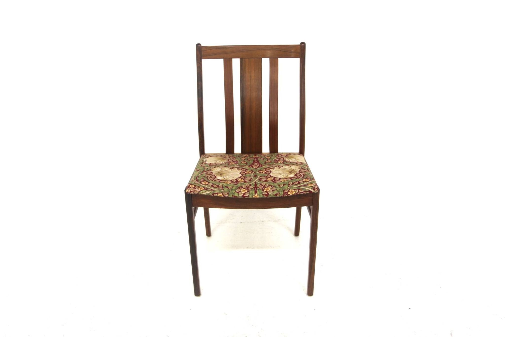 Set of 4 Scandinavian chairs in rosewood, Sweden, 1960.