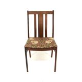 Set of 4 Scandinavian chairs in rosewood, Sweden, 1960.