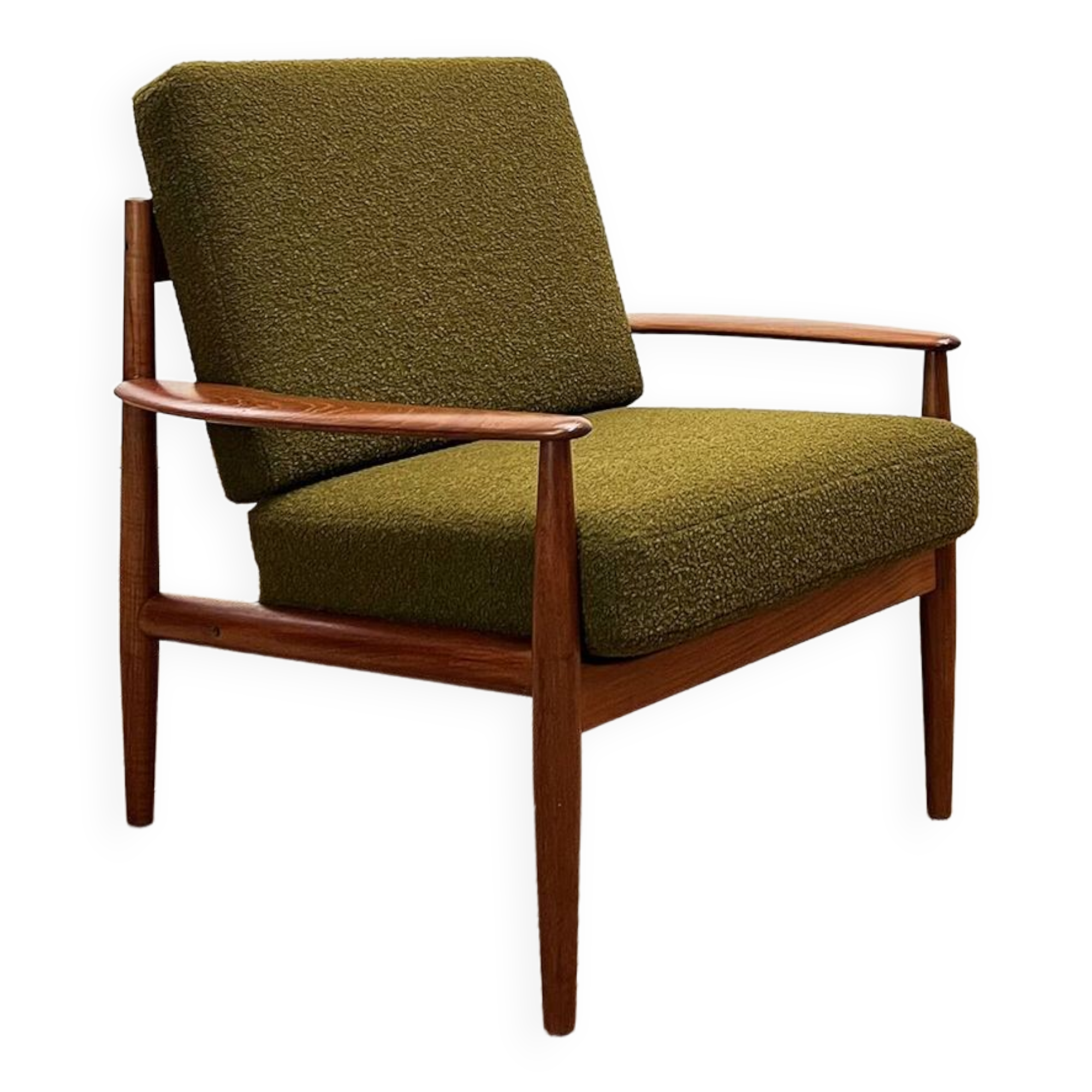 Danish Mid-Century Design Teak Armchair by Grete Jalk for France & Søn, Denmark, 1950s