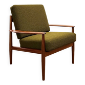 Fauteuil danois Mid-Century en teck par Grete Jalk pour France & Søn, Danemark, 1950s