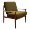 Fauteuil danois Mid-Century en teck par Grete Jalk pour France & Søn, Danemark, 1950s