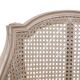 Louis XVI style barrel Cane Office desk chair rotatable