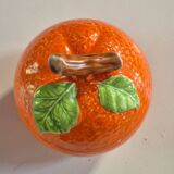 retro vintage orange slip box