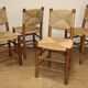 Series of 4 Charlotte Perriand Chairs Model "Bauche" BCB Edition