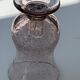 Photophore glass pink bubble parma unsigned vintage biot glassware
