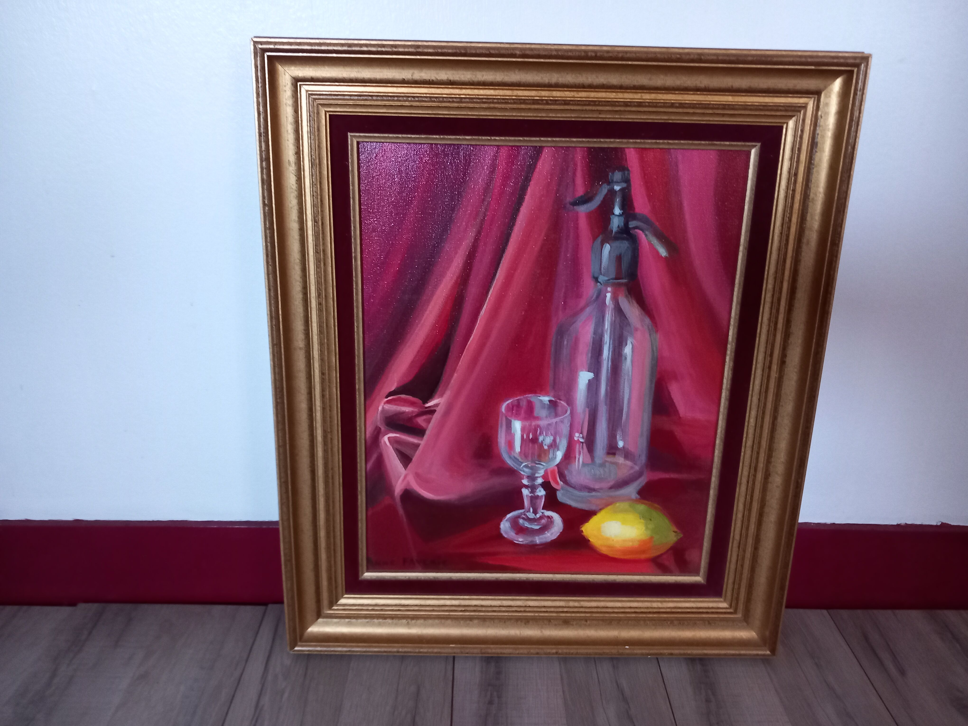 Oil on canvas- still life
