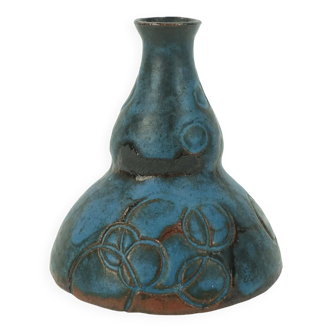 small danish modern ceramic VASE conny walther studio pottery denmark 60s