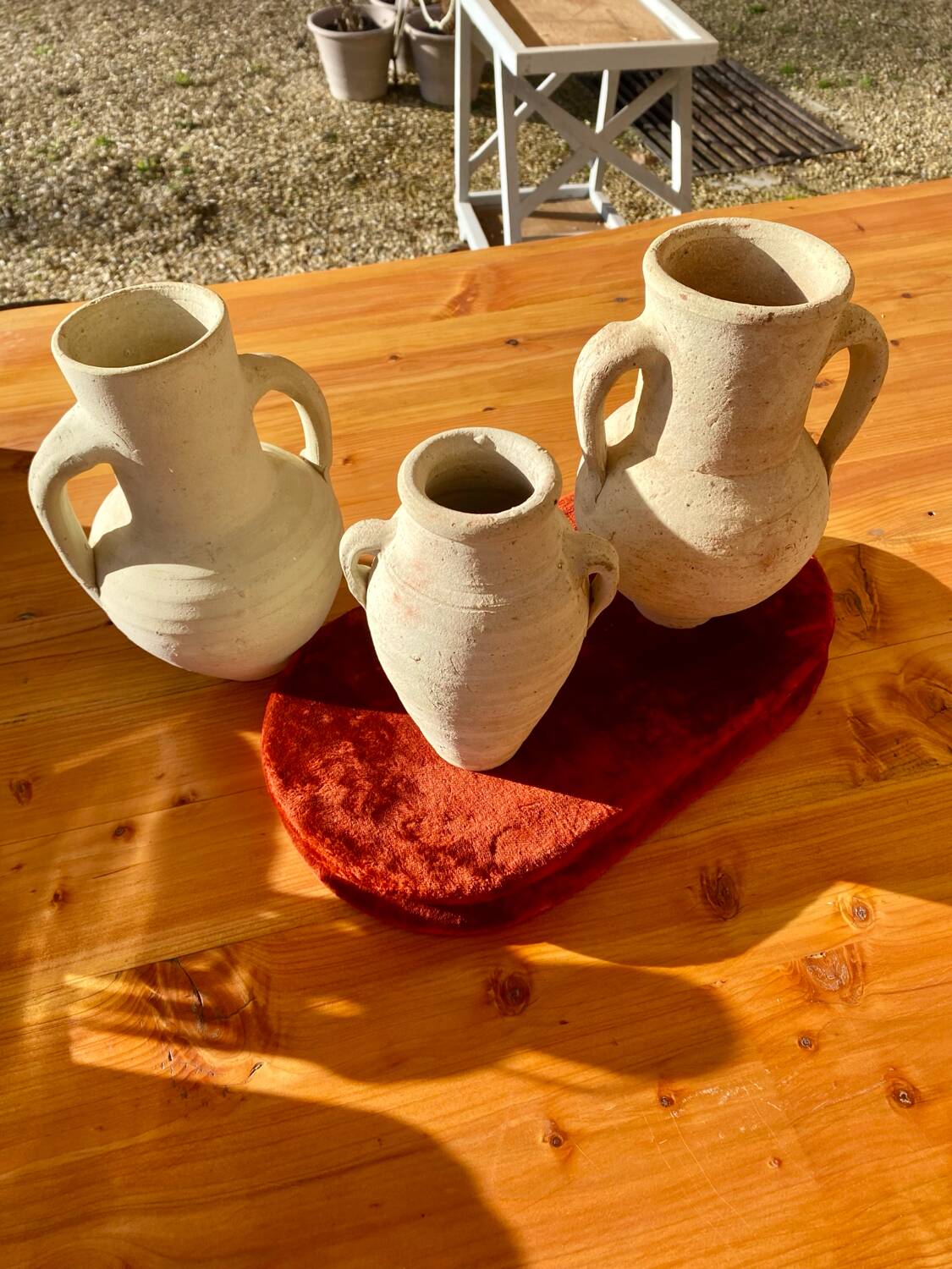 Vintage ceramic amphorae