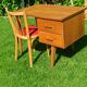 Mid-century desk from the 60s, compass legs