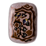 Rectangular ceramic dish, Jean Lurçat, 1950s