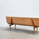 1970's German wooden sofa / daybed