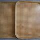 Mullerhof fiber cane trays vintage decor french fiberglass trays