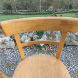 3 bistro chairs, light colour