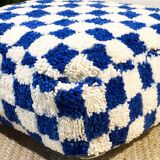 Pouf marocain-pouf à carreaux personnalisé-pouf marocain berbère