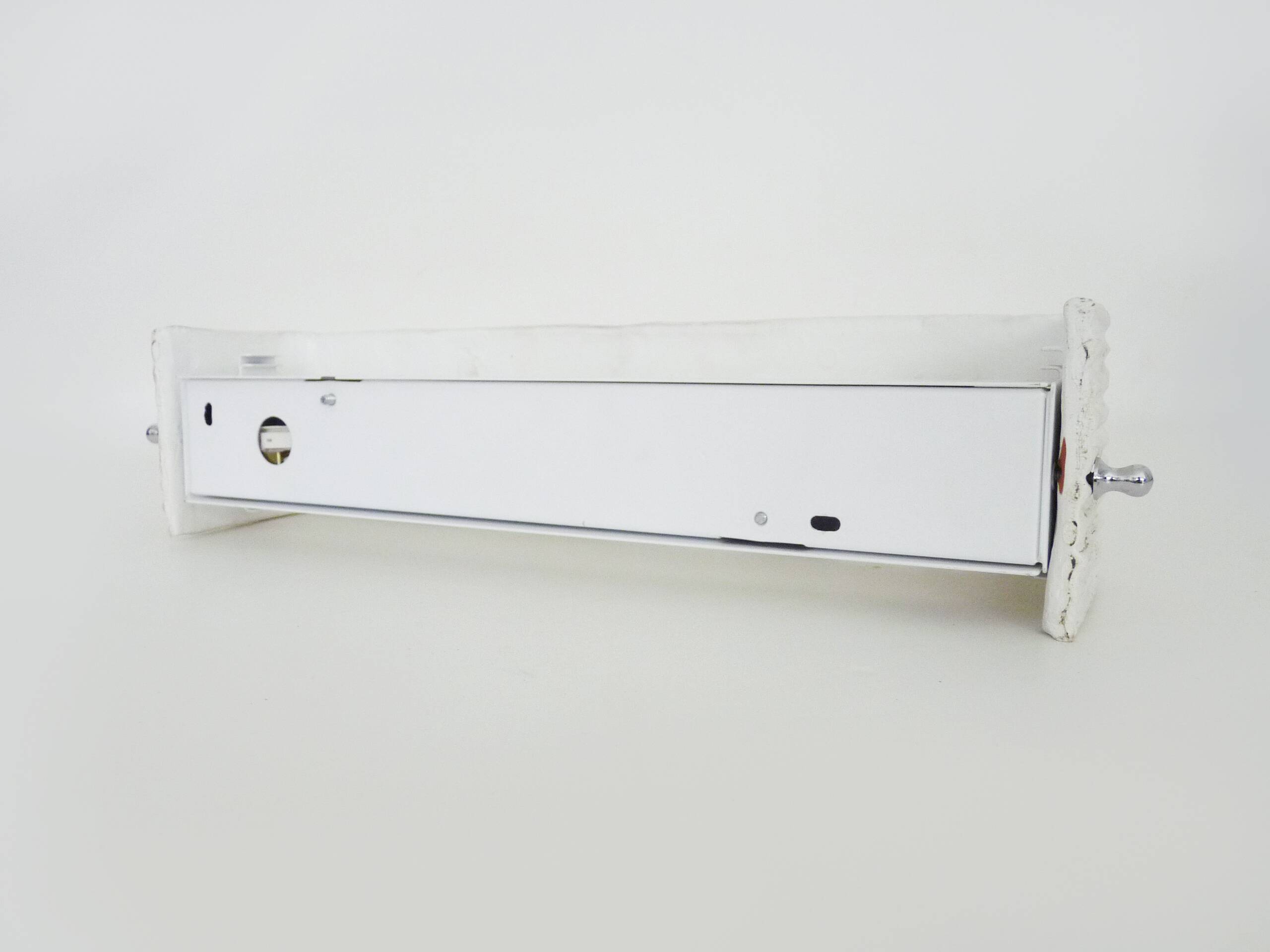 Large minimalist wall light in terracotta brand toscot italy