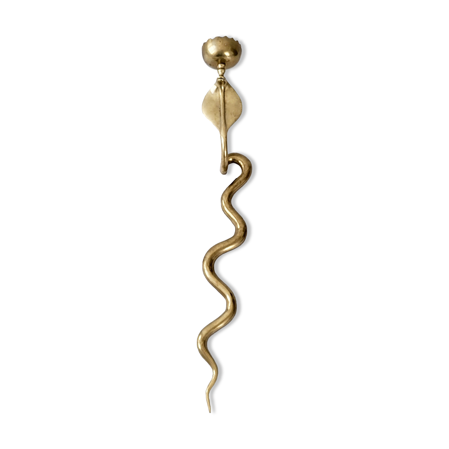 Wall candle holder cobra 76cm vintage 1970