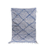 Berber carpet blue zanafi 95x145 cm