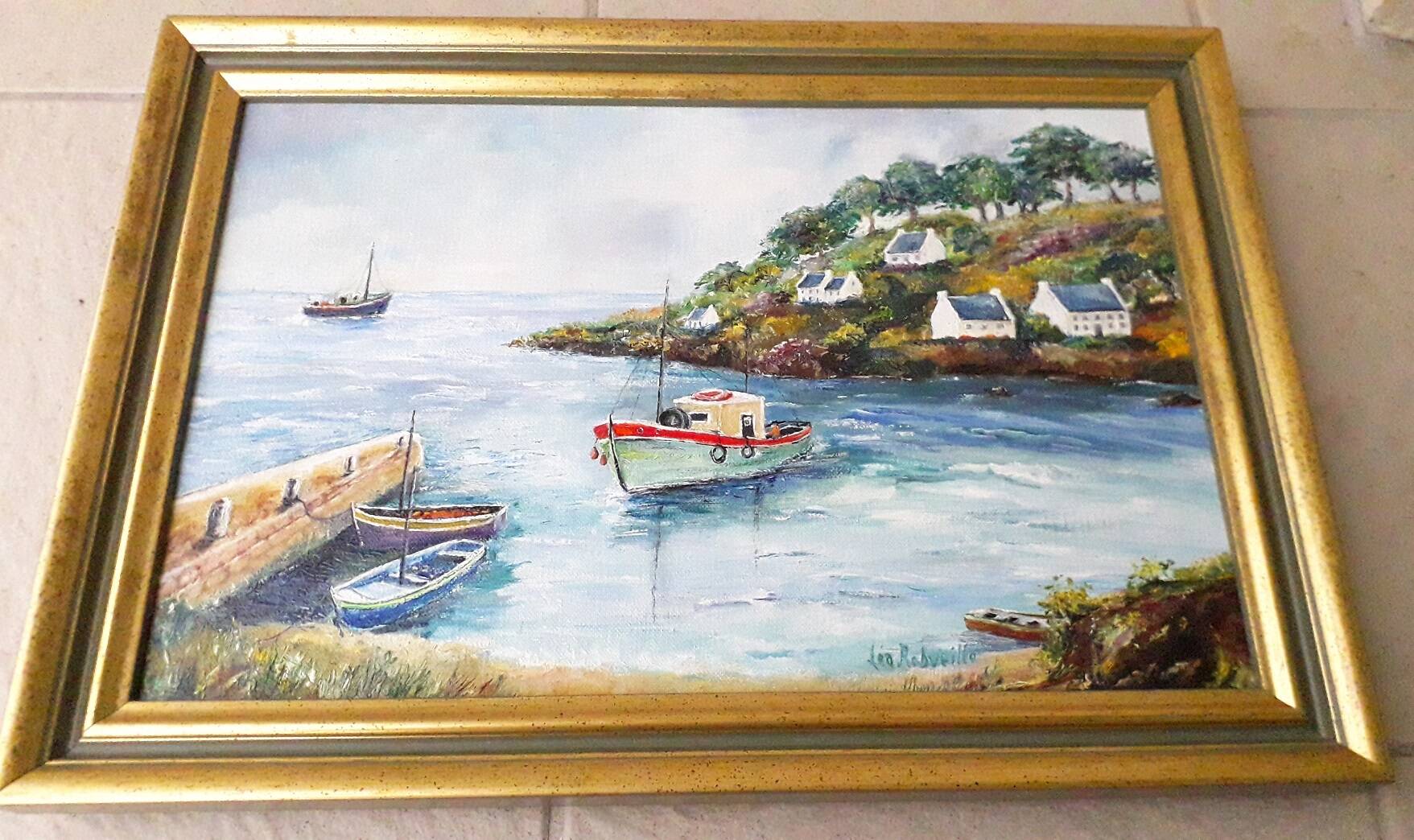 Marine painting painting