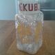 Pot en verre bouillon kub 1930/40