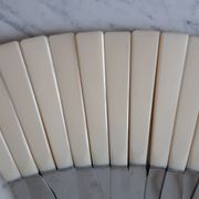 Set of 12 knives in stainless steel and bakelite "Yanid" years 60-70