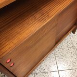 Library, buffet sliding doors, 50's