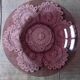 Round dish in Véréco amethyst glass