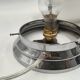 Lampe opaline art deco
