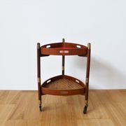 Serving trolley in Teak, Italy, 1950s