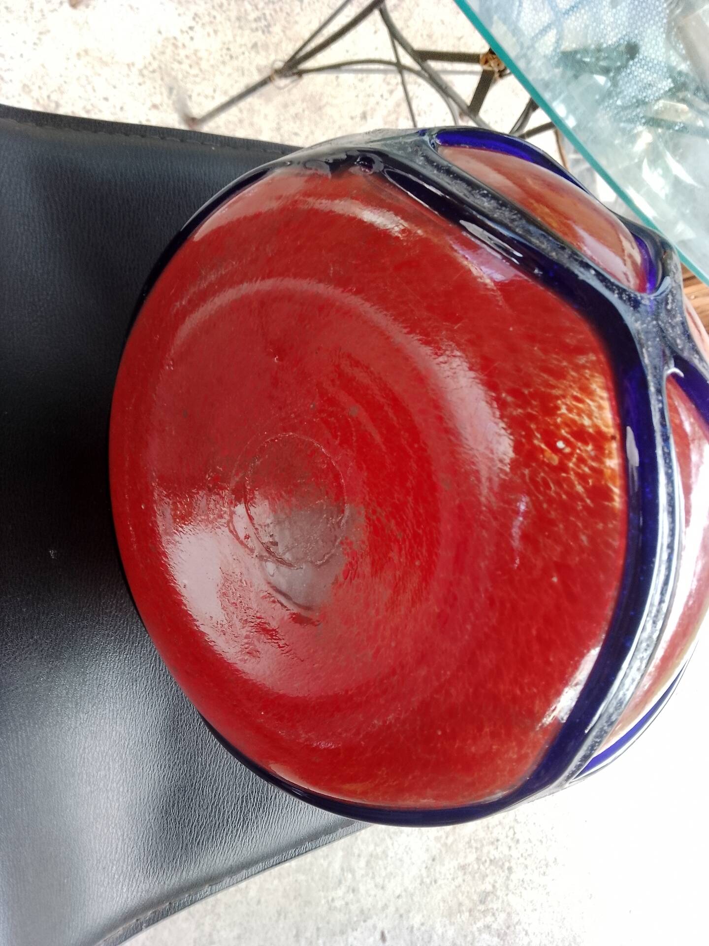 Murano Seguso Moretti Barovier excavation vase