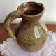 Pyrite stoneware pitcher - vintage