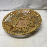 Vintage wicker handmade basket
