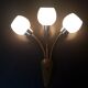Wall light triple brass vintage