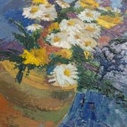 Spring Bouquet, Oil on Plate, 64 x 84 cm