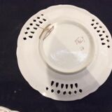 Set of 3 openwork ceramic plates