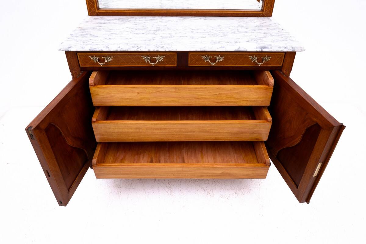 Antique dressing table from the turn of the 19th and 20th centuries, France.