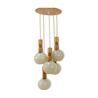 Adjustable chandelier by Pokrok Žilina, 1970