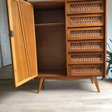 Chest of drawers, half wardrobe