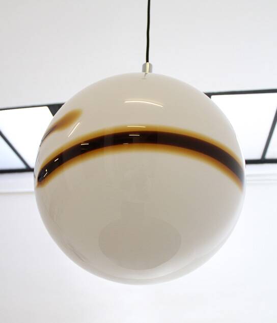 Glass pendant by Mazzega, Italy, 1970