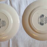 4 English plates by Johnson Bros