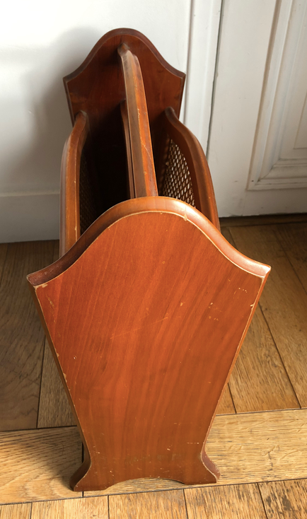 Wood and canning magazine holder