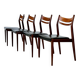 4 chaises scandinaves